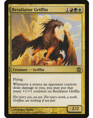 Magic: The Gathering Retaliator Griffin (123) Damaged