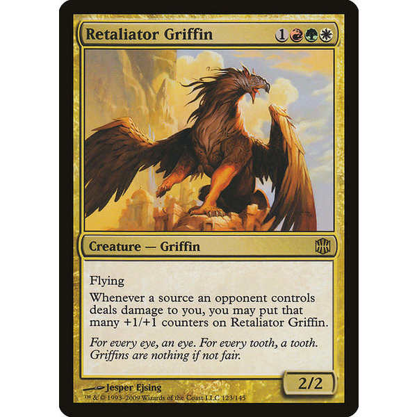 Magic: The Gathering Retaliator Griffin (123) Damaged