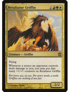 Magic: The Gathering Retaliator Griffin (123) Moderately Played Foil