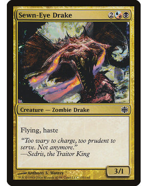 Magic: The Gathering Sewn-Eye Drake (135) Moderately Played