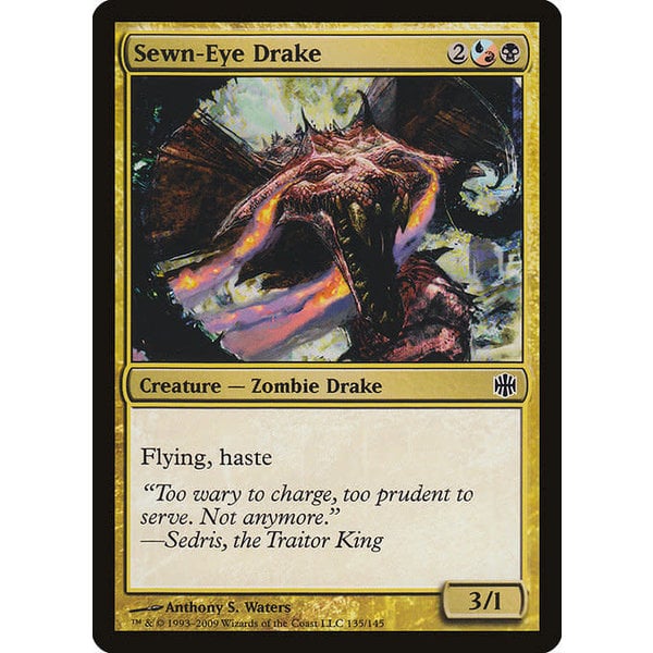 Magic: The Gathering Sewn-Eye Drake (135) Moderately Played