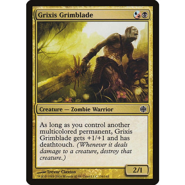 Magic: The Gathering Grixis Grimblade (134) Moderately Played