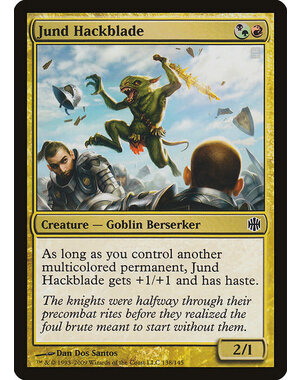 Magic: The Gathering Jund Hackblade (138) Lightly Played