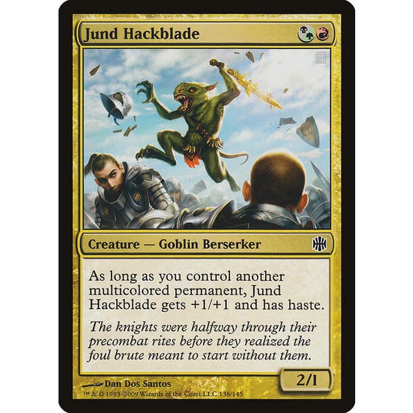 Magic: The Gathering Jund Hackblade (138) Lightly Played