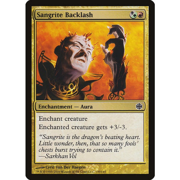 Magic: The Gathering Sangrite Backlash (139) Lightly Played