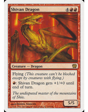 Magic: The Gathering Shivan Dragon (219) Lightly Played