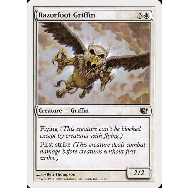 Magic: The Gathering Razorfoot Griffin (036) Lightly Played