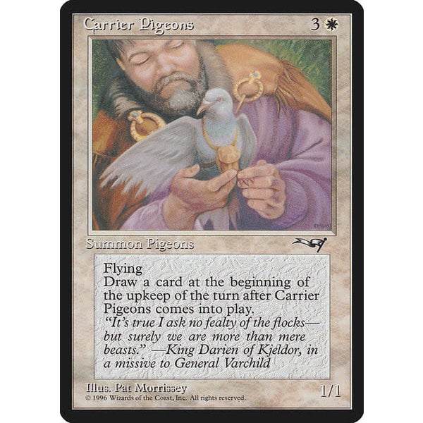 Magic: The Gathering Carrier Pigeons (Hand) (1b) Lightly Played