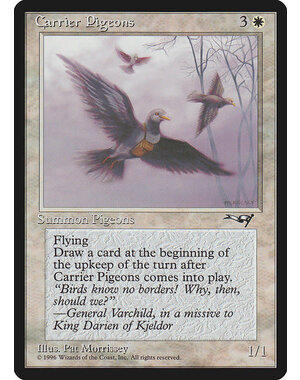 Magic: The Gathering Carrier Pigeons (1a) Damaged