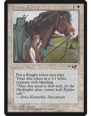Magic: The Gathering Errand of Duty (128) Lightly Played