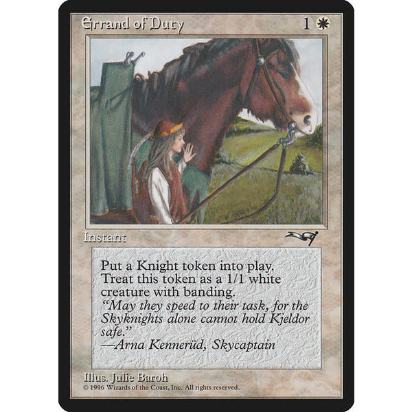 Magic: The Gathering Errand of Duty (128) Lightly Played