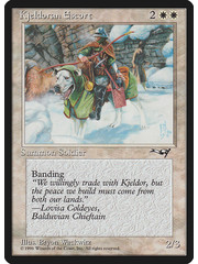 Magic: The Gathering Kjeldoran Escort (Green Blanketed Dog) (7a) Moderately Played