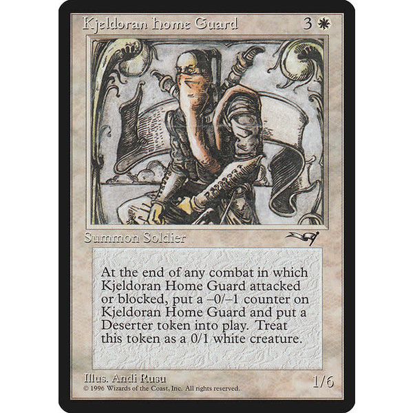 Magic: The Gathering Kjeldoran Home Guard (008) Lightly Played