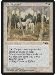 Magic: The Gathering Noble Steeds (Trees in Forefront) (11a) Damaged