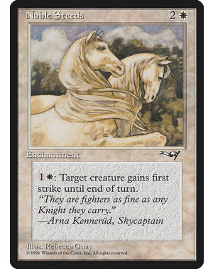 Magic: The Gathering Noble Steeds (11b) Lightly Played