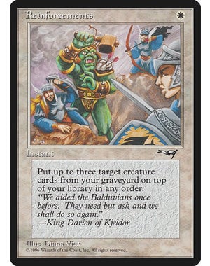 Magic: The Gathering Reinforcements (Orc) (12a) Lightly Played