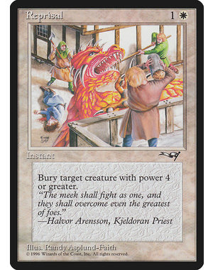 Magic: The Gathering Reprisal (Red Dragon) (13a) Damaged