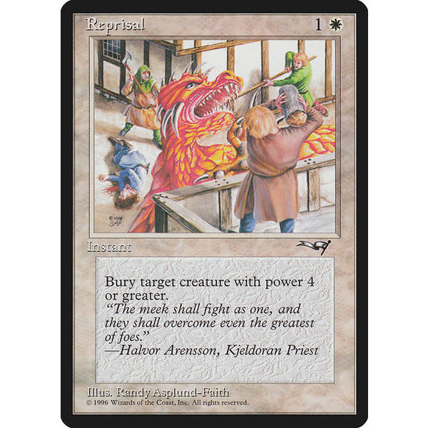 Magic: The Gathering Reprisal (Red Dragon) (13a) Damaged