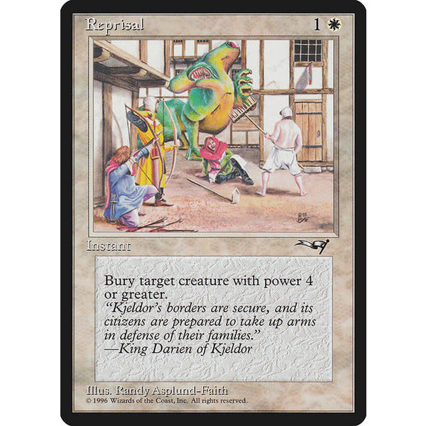 Magic: The Gathering Reprisal (Green Monster) (13b) Damaged