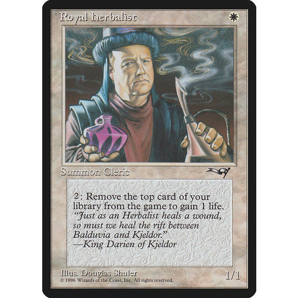 Magic: The Gathering Royal Herbalist (Man) (15a) Damaged