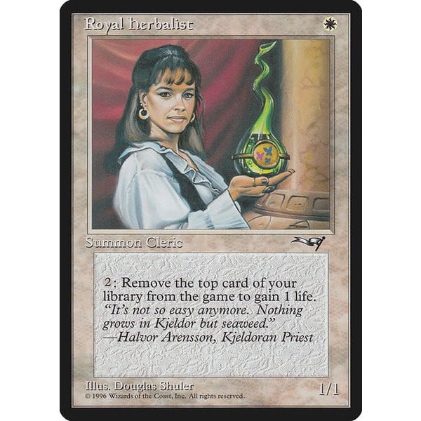 Magic: The Gathering Royal Herbalist (15b) Moderately Played