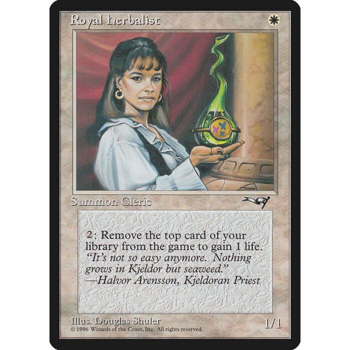 Magic: The Gathering Royal Herbalist (15b) Moderately Played