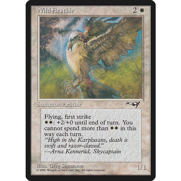 Magic: The Gathering Wild Aesthir (21a) Lightly Played