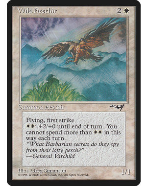 Magic: The Gathering Wild Aesthir (Blue Mountains) (21b) Moderately Played