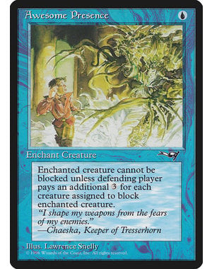 Magic: The Gathering Awesome Presence (Man Being Chased) (23b) Lightly Played