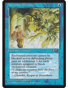 Magic: The Gathering Awesome Presence (Man Being Chased) (23b) Moderately Played
