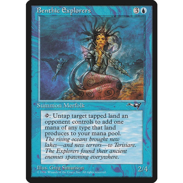 Magic: The Gathering Benthic Explorers (On the Rocks) (24a) Lightly Played