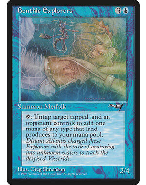 Magic: The Gathering Benthic Explorers (37) Moderately Played