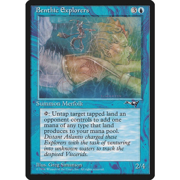 Magic: The Gathering Benthic Explorers (Shoulder) (24b) Moderately Played