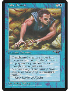 Magic: The Gathering False Demise (Cave-in) (27a) Lightly Played