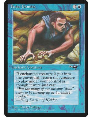 Magic: The Gathering False Demise (Cave-in) (27a) Lightly Played