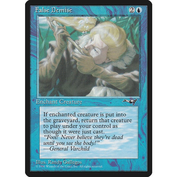 Magic: The Gathering False Demise (Underwater) (27b) Lightly Played