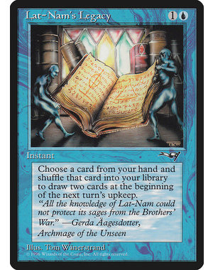 Magic: The Gathering Lat-Nam's Legacy (Book) (30b) Moderately Played