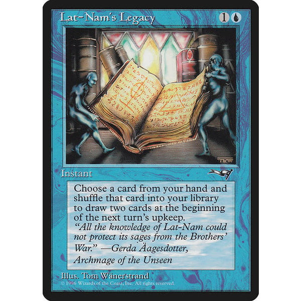 Magic: The Gathering Lat-Nam's Legacy (Book) (30b) Moderately Played