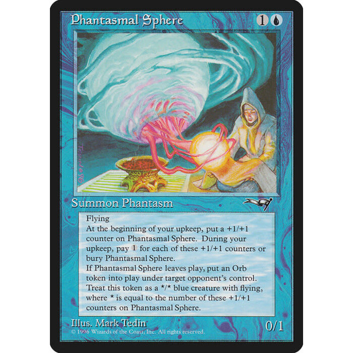Magic: The Gathering Phantasmal Sphere (032) Moderately Played