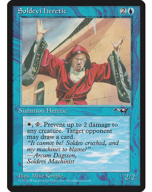 Magic: The Gathering Soldevi Heretic (33b) Moderately Played