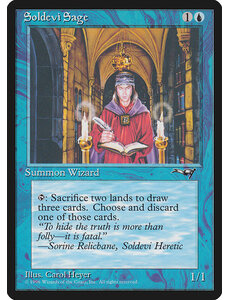 Magic: The Gathering Soldevi Sage (2 Candles) (34a) Moderately Played