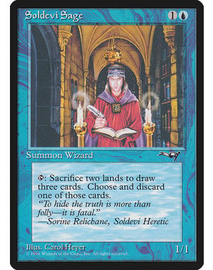 Magic: The Gathering Soldevi Sage (2 Candles) (34a) Moderately Played