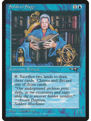 Magic: The Gathering Soldevi Sage (Old Woman) (34b) Moderately Played
