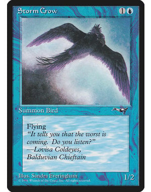 Magic: The Gathering Storm Crow (Flying Right) (36a) Damaged