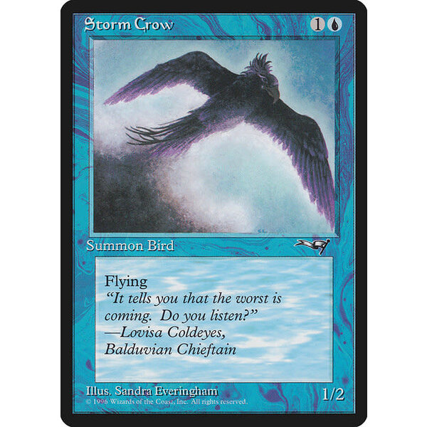 Magic: The Gathering Storm Crow (Flying Right) (36a) Damaged