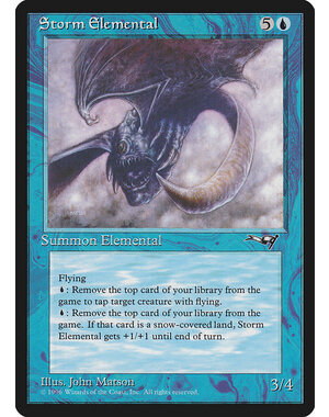 Magic: The Gathering Storm Elemental (037) Lightly Played