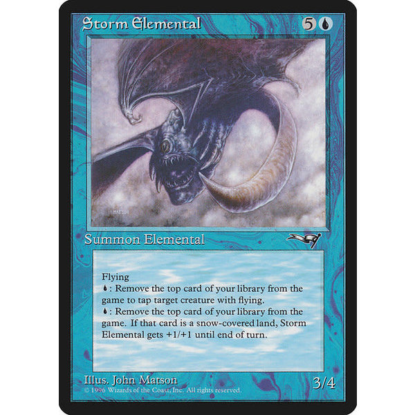 Magic: The Gathering Storm Elemental (037) Lightly Played