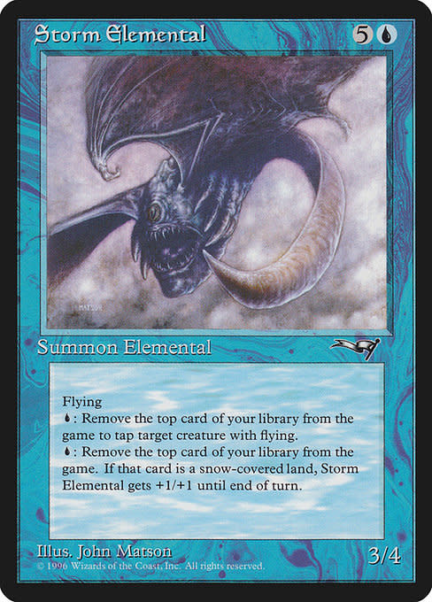 Magic: The Gathering Storm Elemental (037) Moderately Played - Kingslayer  Games