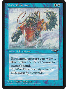Magic: The Gathering Viscerid Armor (Crashing Wave) (41a) Lightly Played