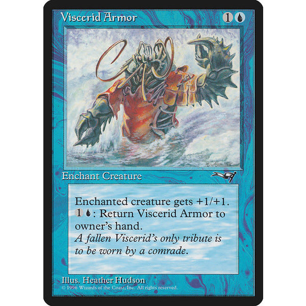 Magic: The Gathering Viscerid Armor (Crashing Wave) (41a) Lightly Played